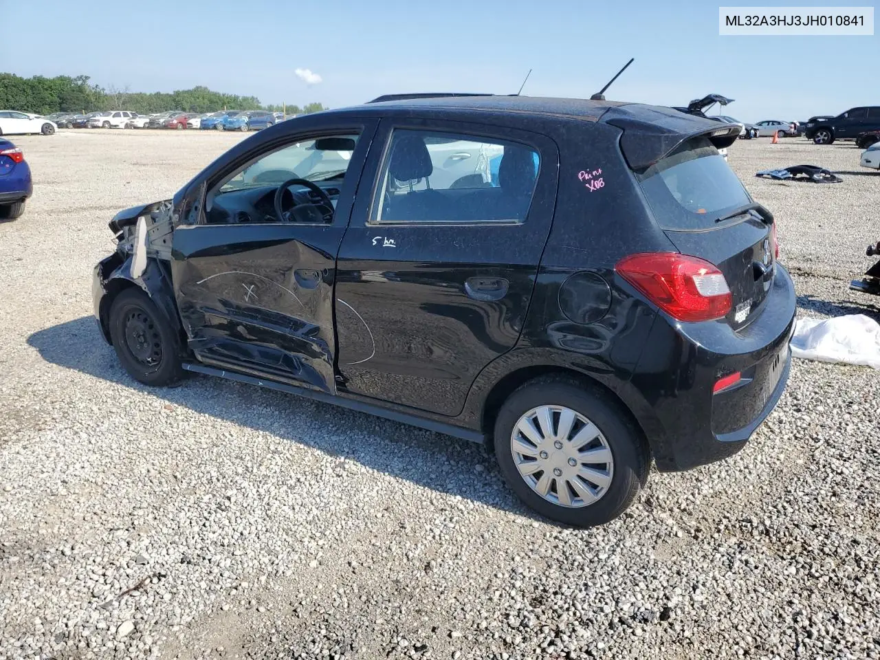 2018 Mitsubishi Mirage Es VIN: ML32A3HJ3JH010841 Lot: 61919645