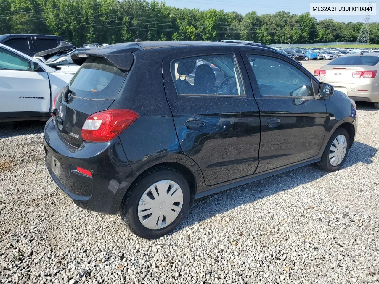 2018 Mitsubishi Mirage Es VIN: ML32A3HJ3JH010841 Lot: 61919645