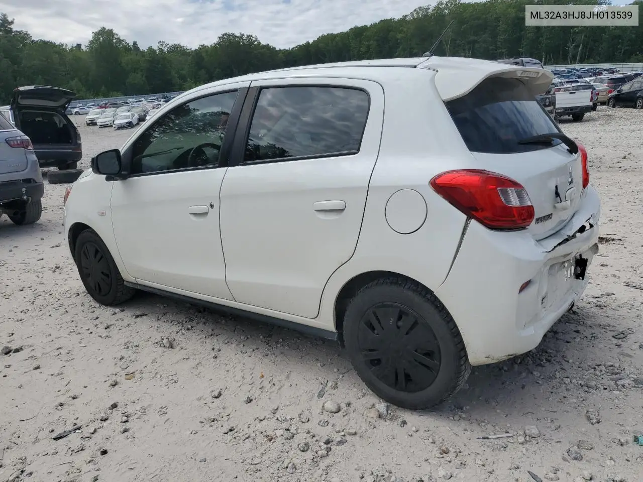 2018 Mitsubishi Mirage Es VIN: ML32A3HJ8JH013539 Lot: 62290975