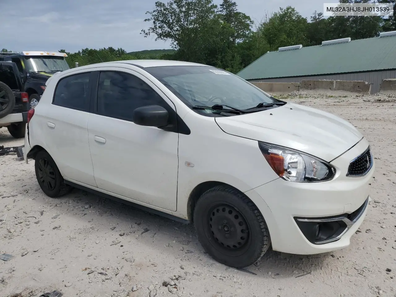 2018 Mitsubishi Mirage Es VIN: ML32A3HJ8JH013539 Lot: 62290975