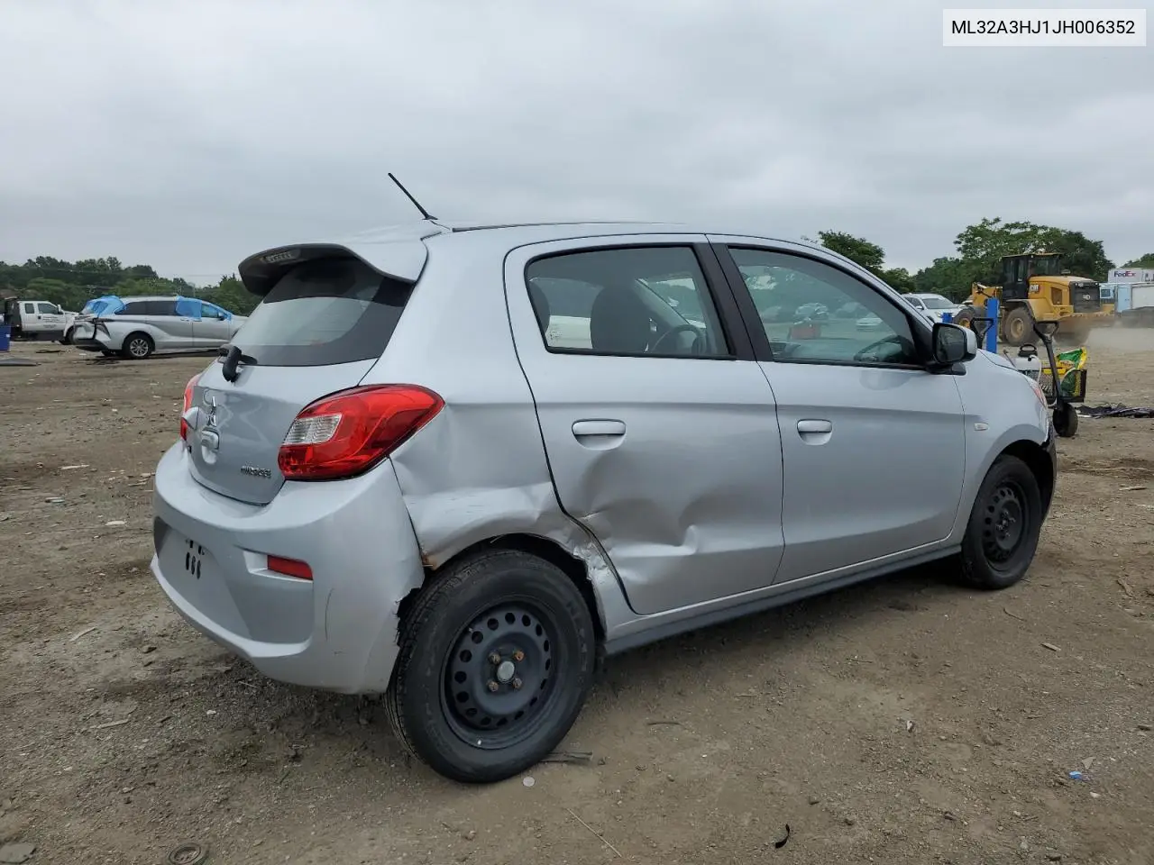 2018 Mitsubishi Mirage Es VIN: ML32A3HJ1JH006352 Lot: 62330335
