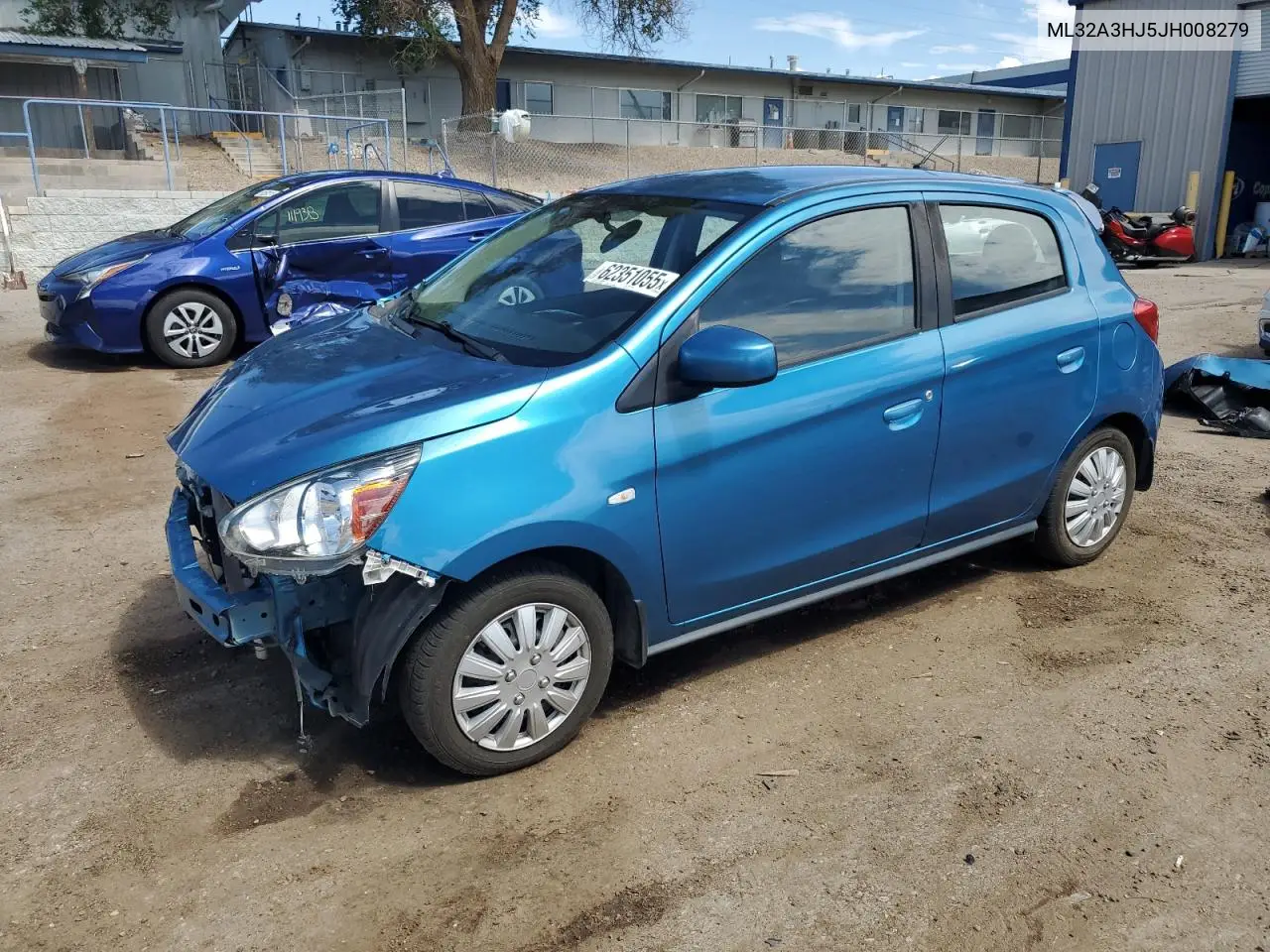 2018 Mitsubishi Mirage Es VIN: ML32A3HJ5JH008279 Lot: 62351055