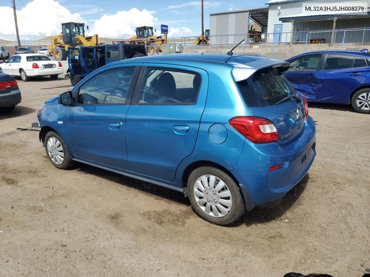 2018 Mitsubishi Mirage Es VIN: ML32A3HJ5JH008279 Lot: 62351055