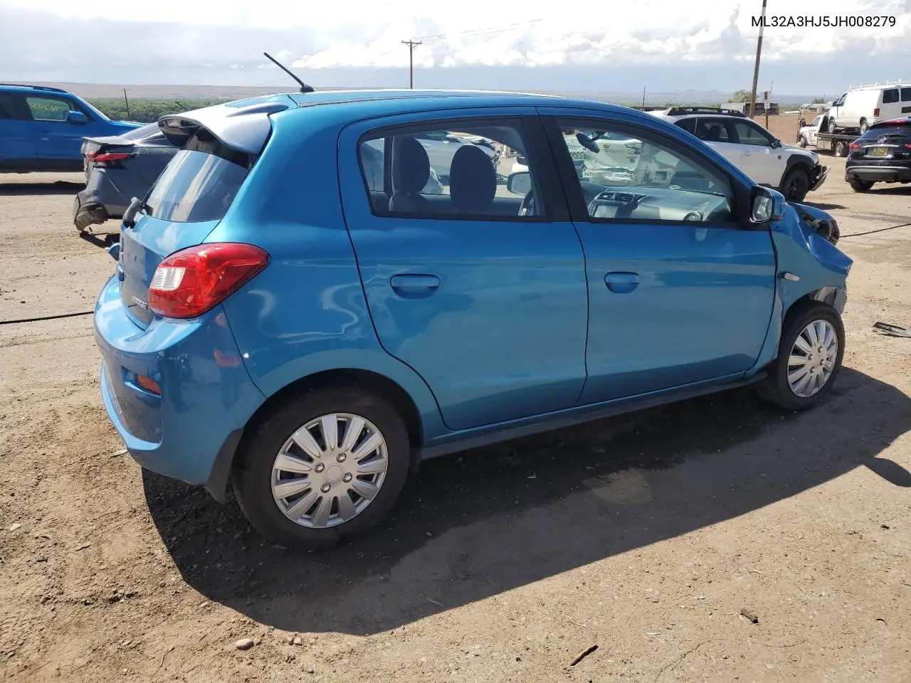 2018 Mitsubishi Mirage Es VIN: ML32A3HJ5JH008279 Lot: 62351055