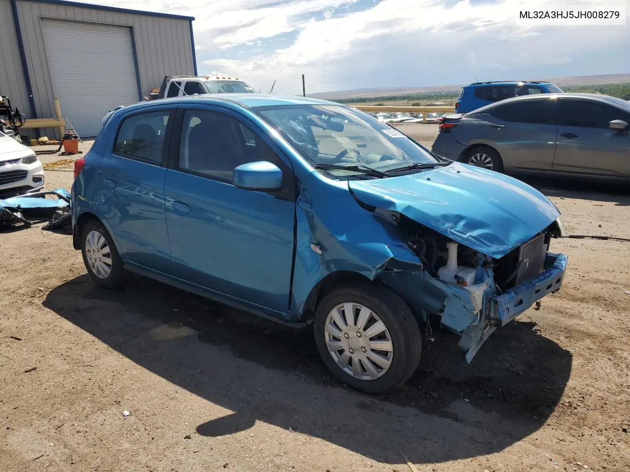 2018 Mitsubishi Mirage Es VIN: ML32A3HJ5JH008279 Lot: 62351055