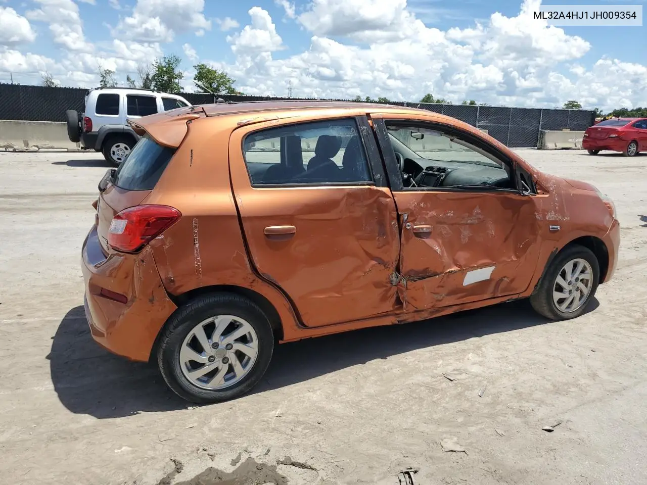 2018 Mitsubishi Mirage Se VIN: ML32A4HJ1JH009354 Lot: 62480235