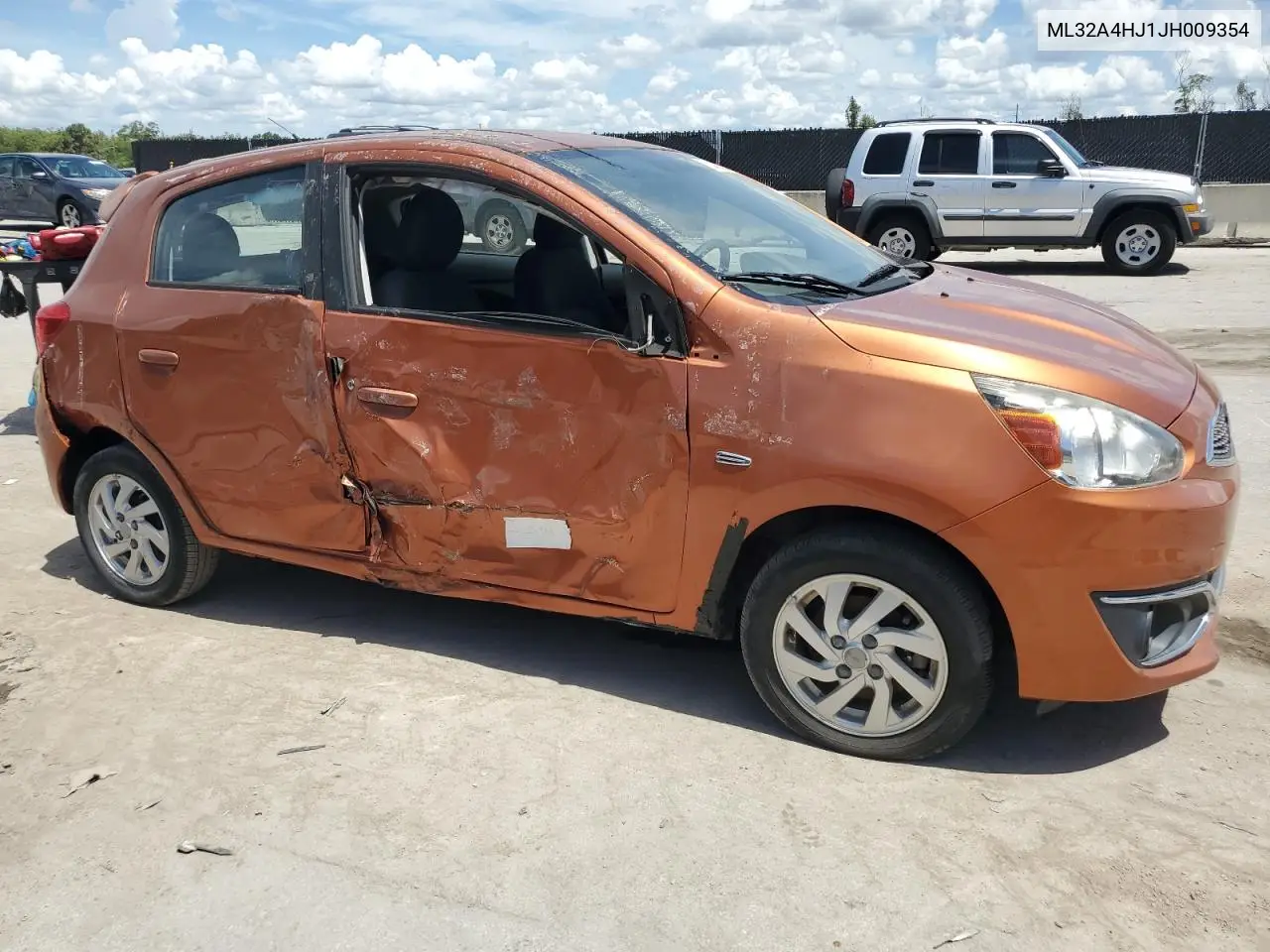 2018 Mitsubishi Mirage Se VIN: ML32A4HJ1JH009354 Lot: 62480235