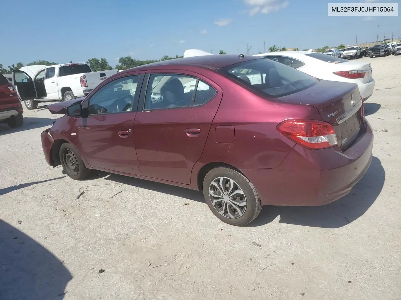 2018 Mitsubishi Mirage G4 Es VIN: ML32F3FJ0JHF15064 Lot: 62560215