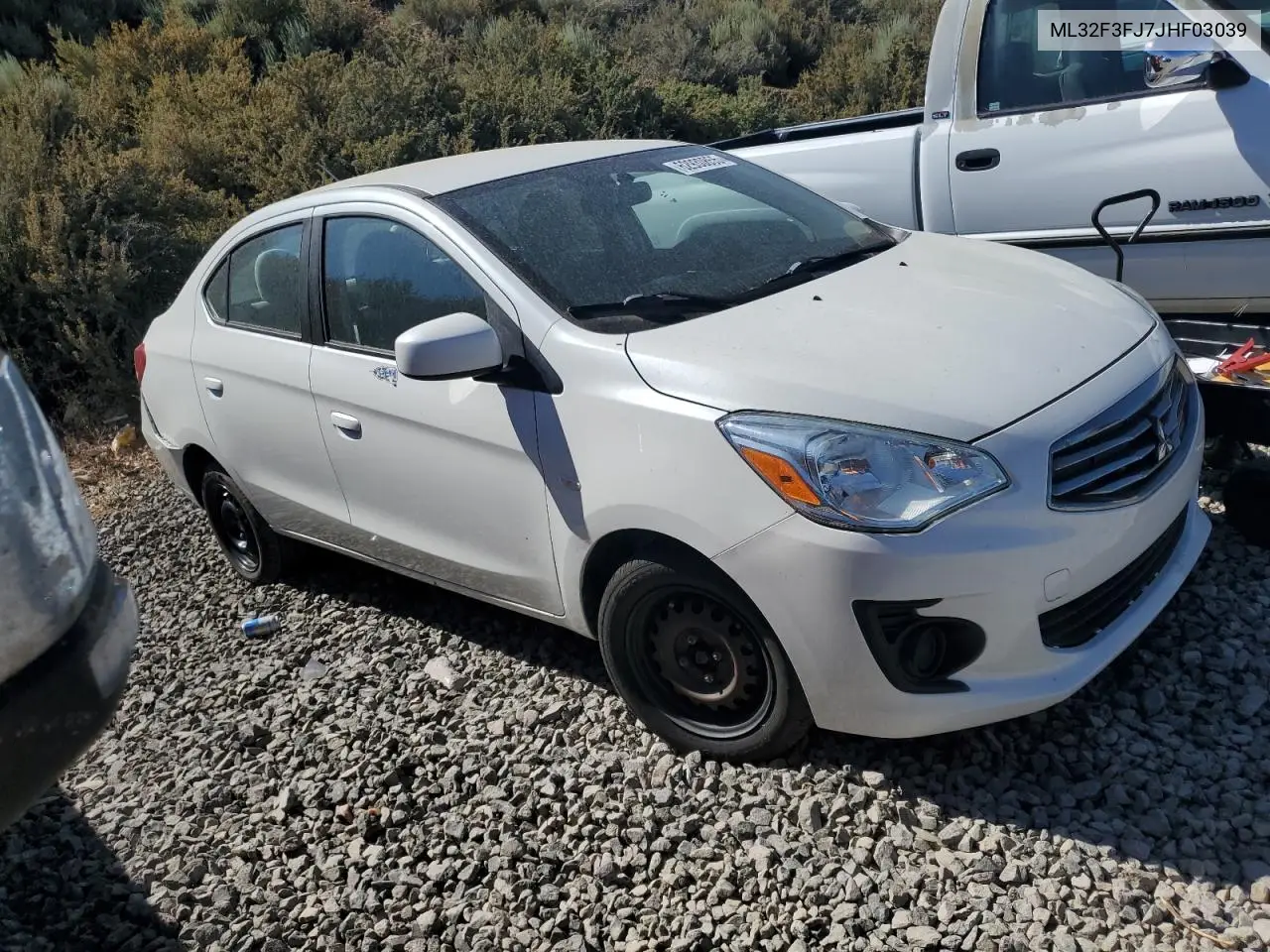2018 Mitsubishi Mirage G4 Es VIN: ML32F3FJ7JHF03039 Lot: 62930855