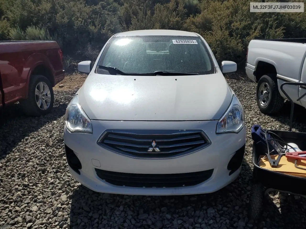 2018 Mitsubishi Mirage G4 Es VIN: ML32F3FJ7JHF03039 Lot: 62930855