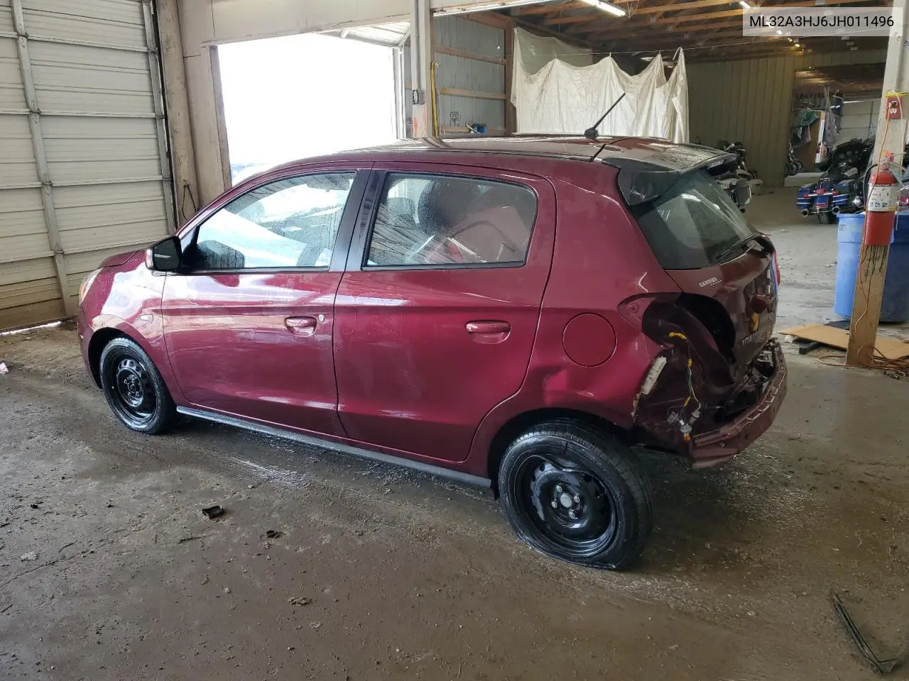 2018 Mitsubishi Mirage Es VIN: ML32A3HJ6JH011496 Lot: 63009185