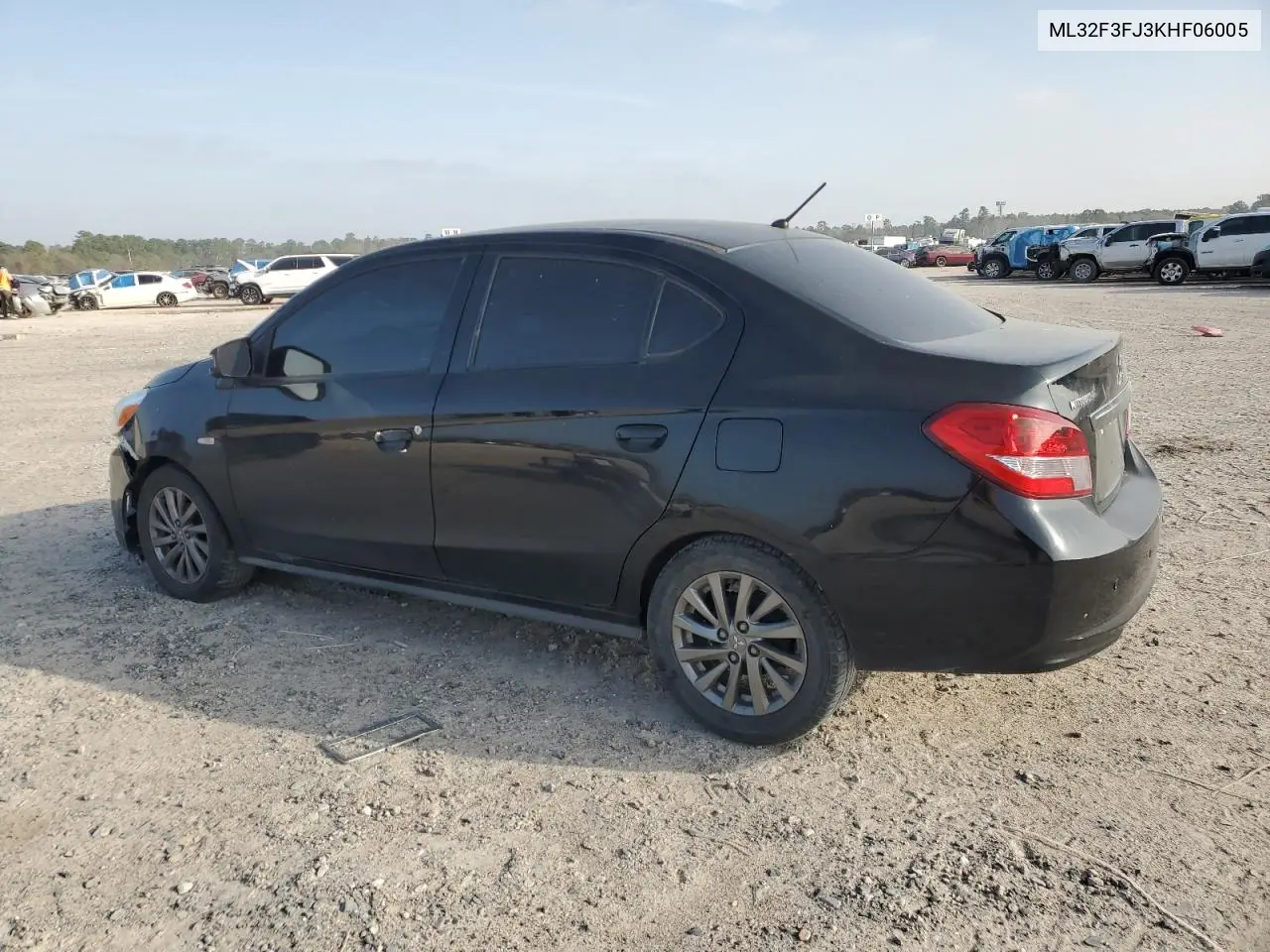 2019 Mitsubishi Mirage G4 Es VIN: ML32F3FJ3KHF06005 Lot: 49032855