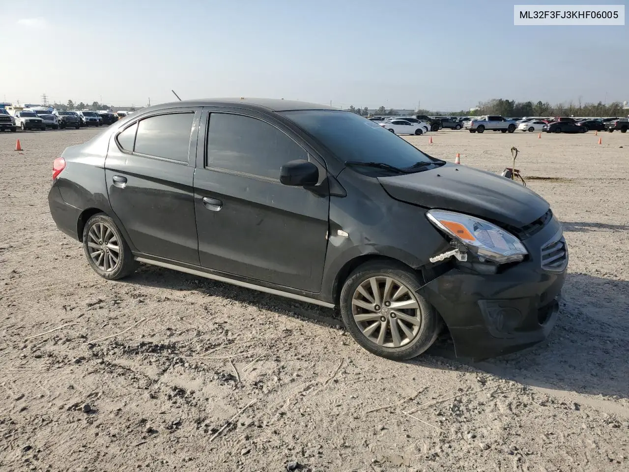 2019 Mitsubishi Mirage G4 Es VIN: ML32F3FJ3KHF06005 Lot: 49032855