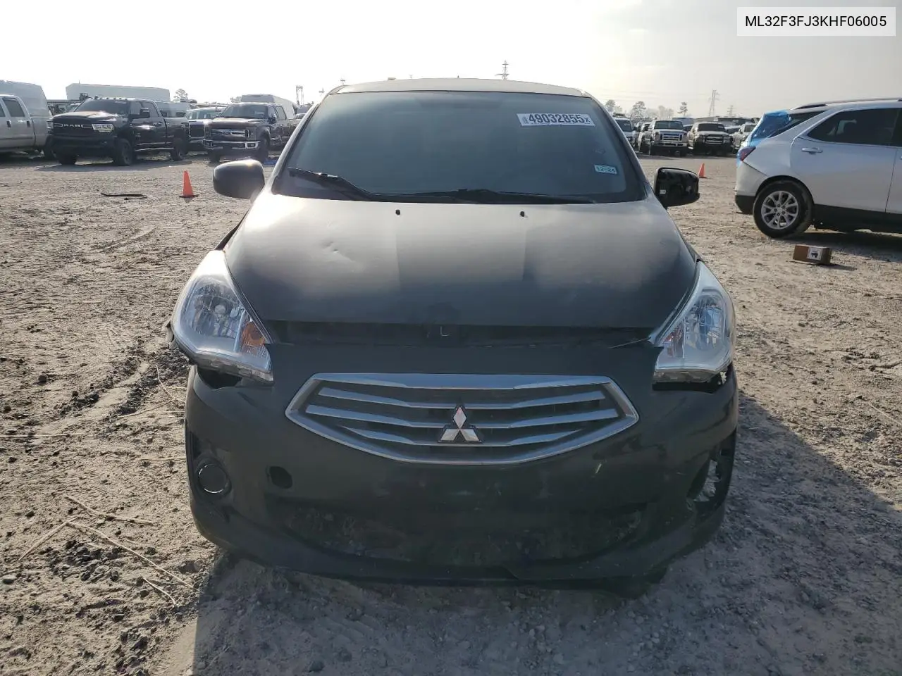 2019 Mitsubishi Mirage G4 Es VIN: ML32F3FJ3KHF06005 Lot: 49032855