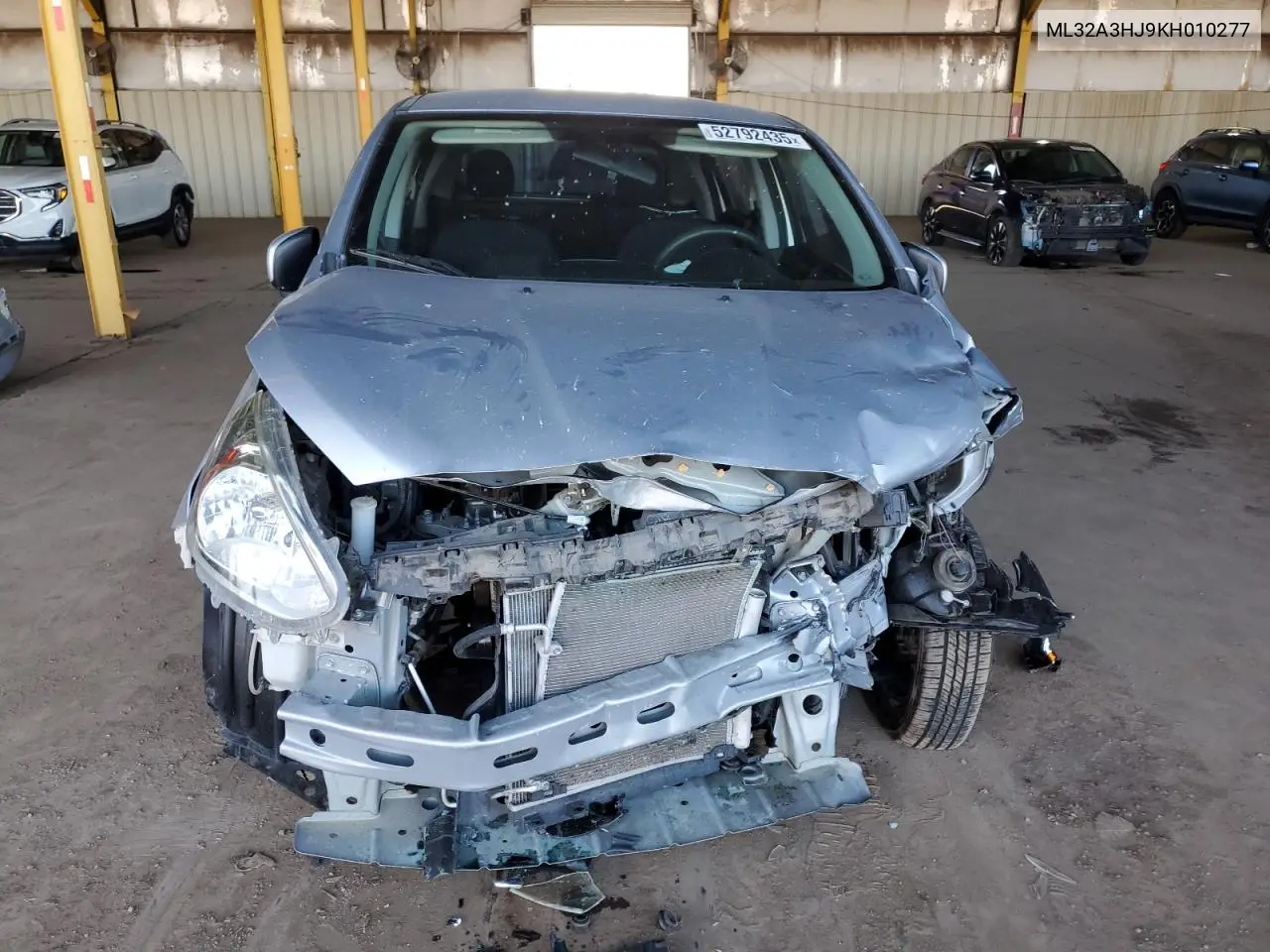2019 Mitsubishi Mirage Es VIN: ML32A3HJ9KH010277 Lot: 52792435
