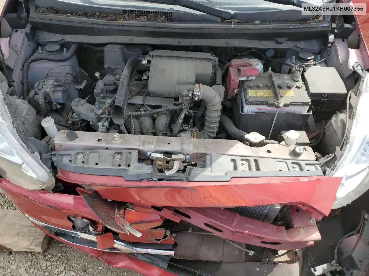 2019 Mitsubishi Mirage Es VIN: ML32A3HJ1KH007356 Lot: 56493165