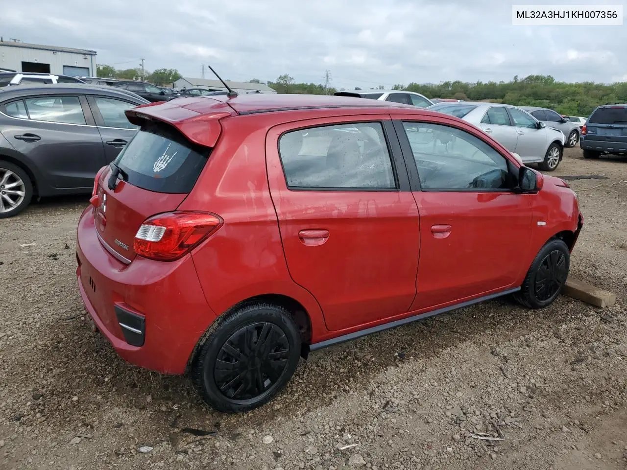 2019 Mitsubishi Mirage Es VIN: ML32A3HJ1KH007356 Lot: 56493165