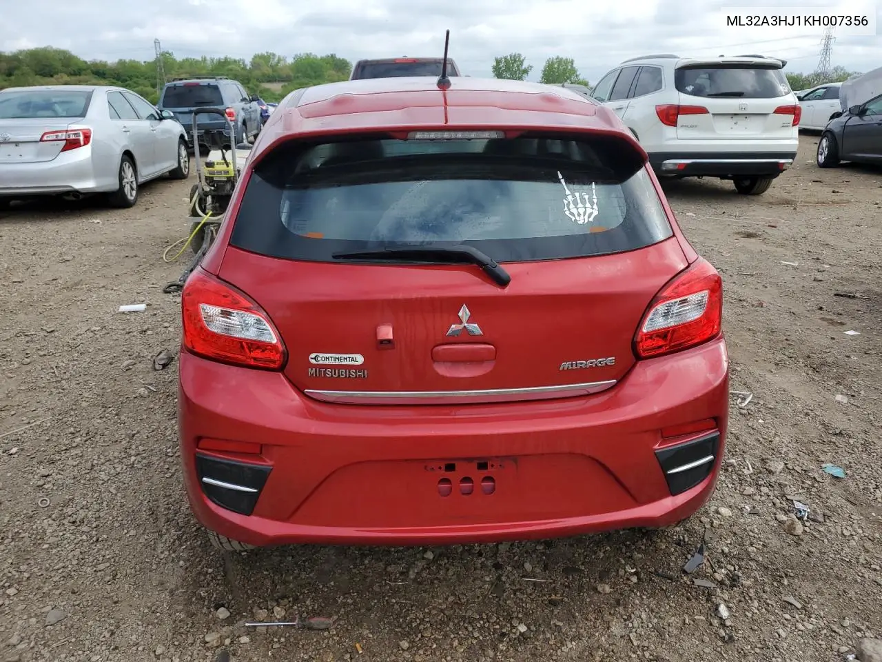2019 Mitsubishi Mirage Es VIN: ML32A3HJ1KH007356 Lot: 56493165