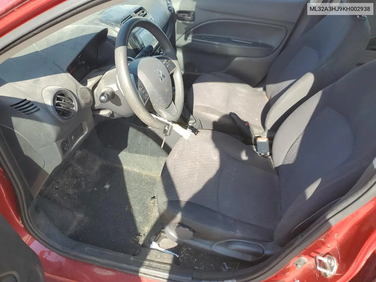 2019 Mitsubishi Mirage Es VIN: ML32A3HJ9KH002938 Lot: 56555945