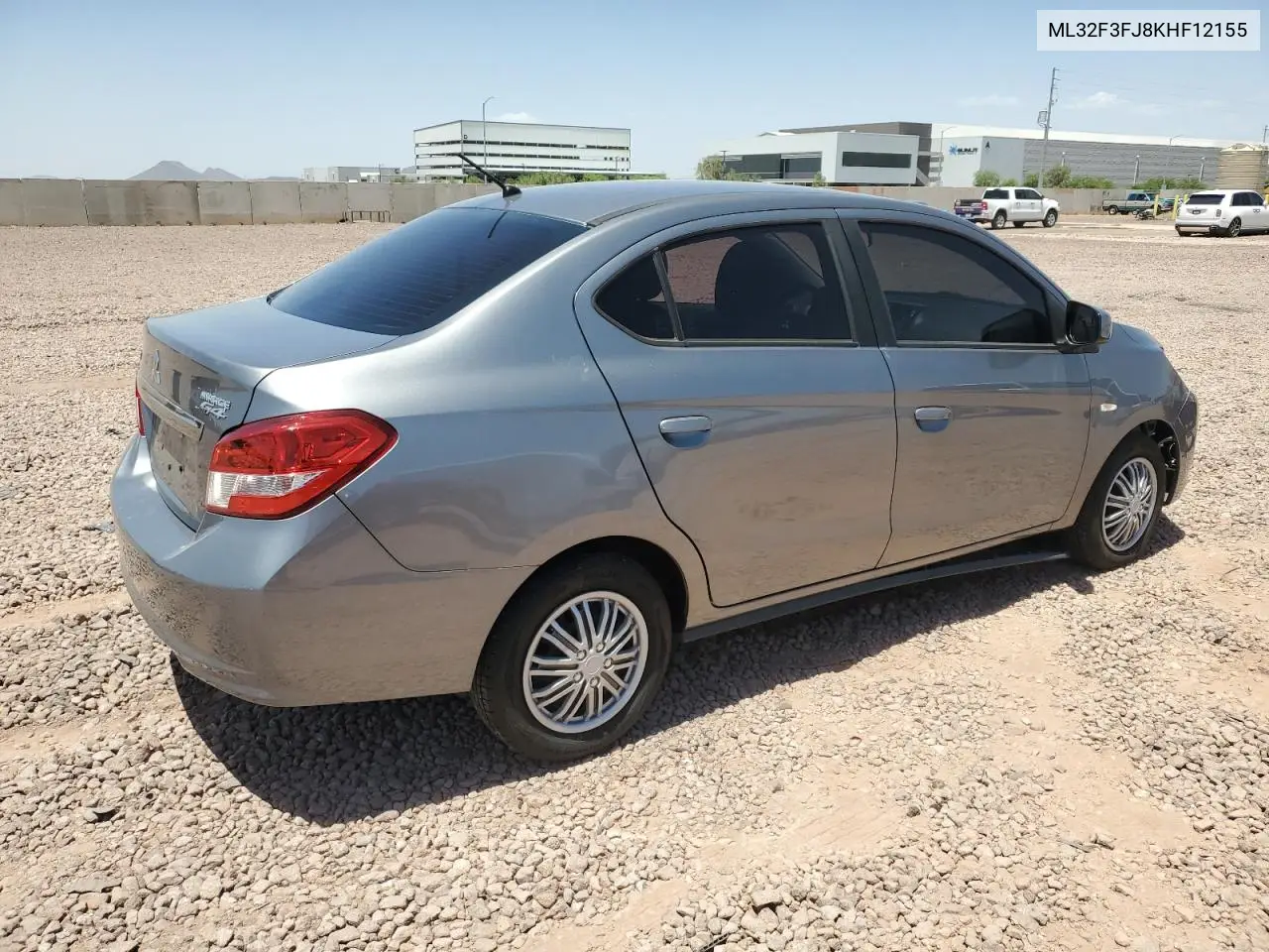 2019 Mitsubishi Mirage G4 Es VIN: ML32F3FJ8KHF12155 Lot: 56764025