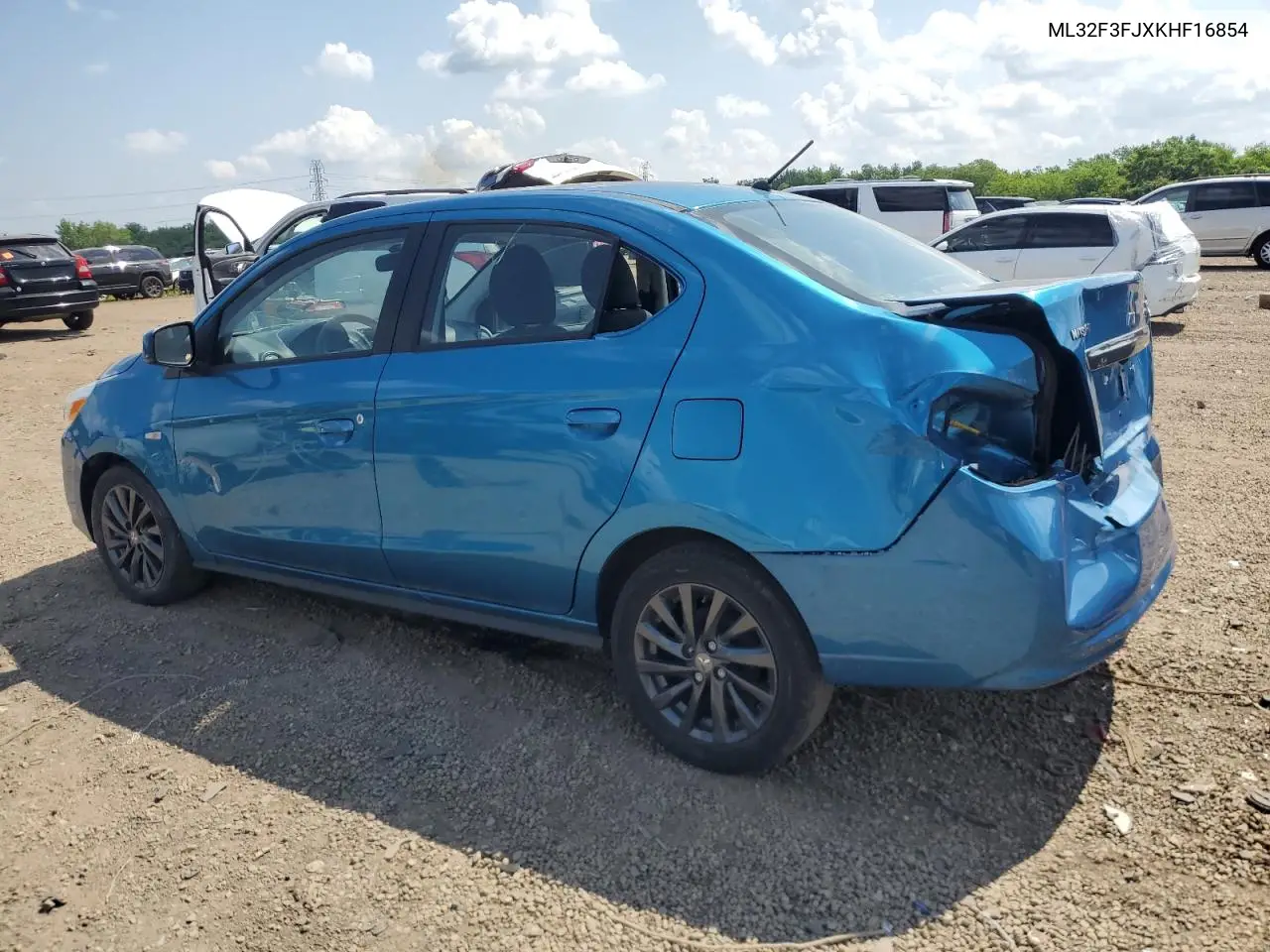2019 Mitsubishi Mirage G4 Es VIN: ML32F3FJXKHF16854 Lot: 61354925