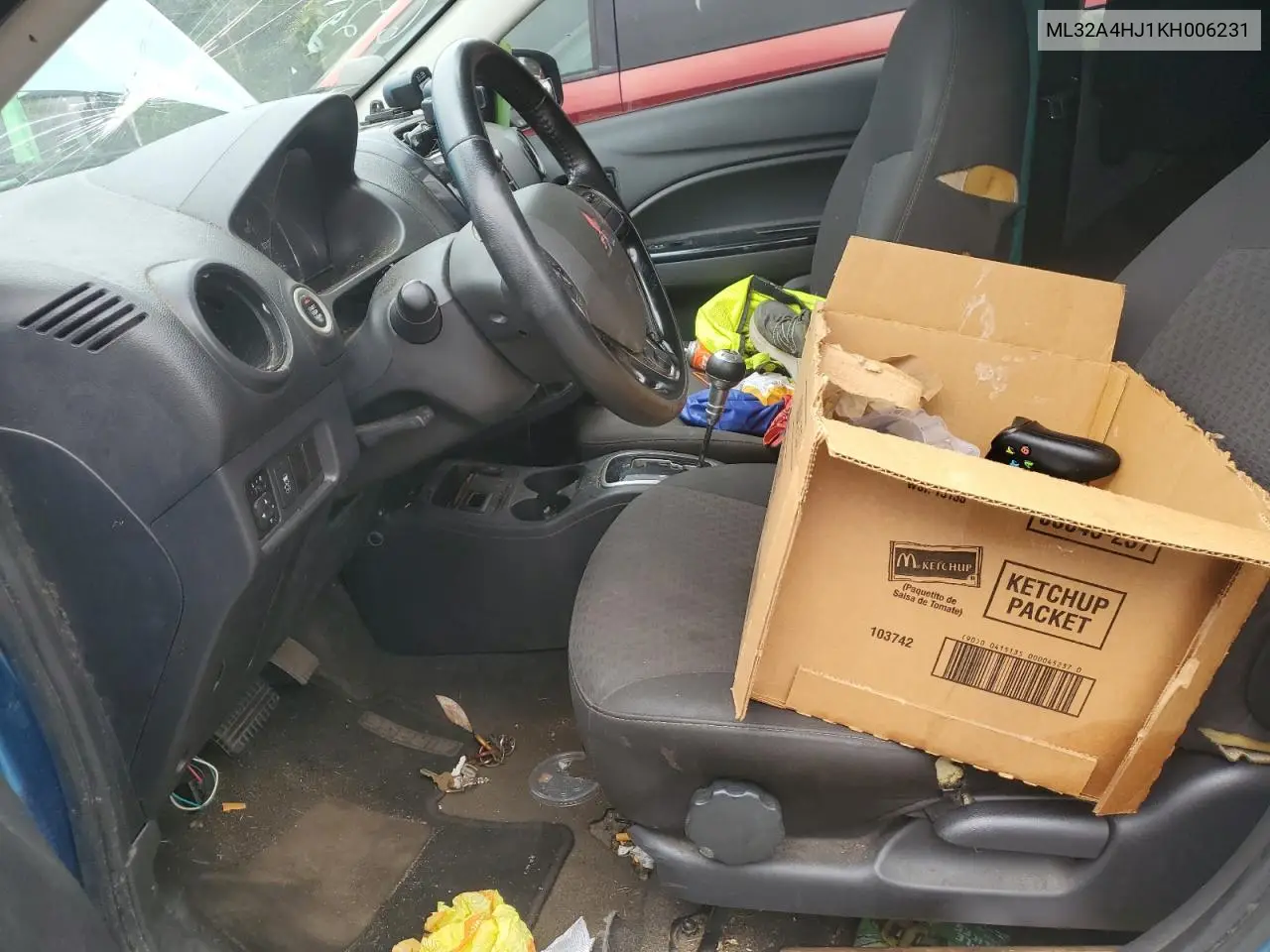 2019 Mitsubishi Mirage Se VIN: ML32A4HJ1KH006231 Lot: 62667235