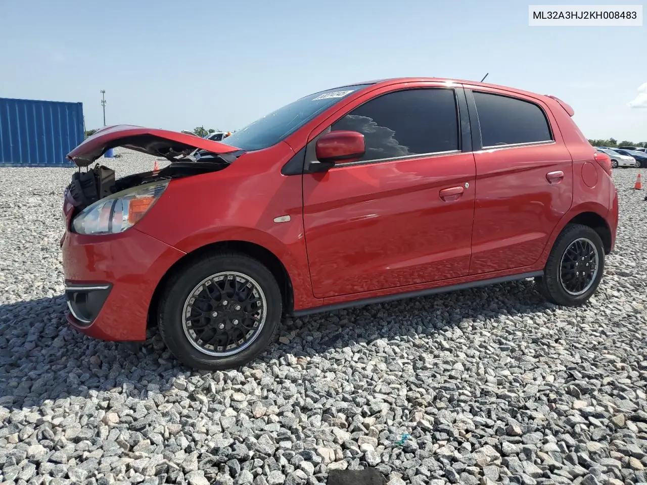 2019 Mitsubishi Mirage Es VIN: ML32A3HJ2KH008483 Lot: 63014145
