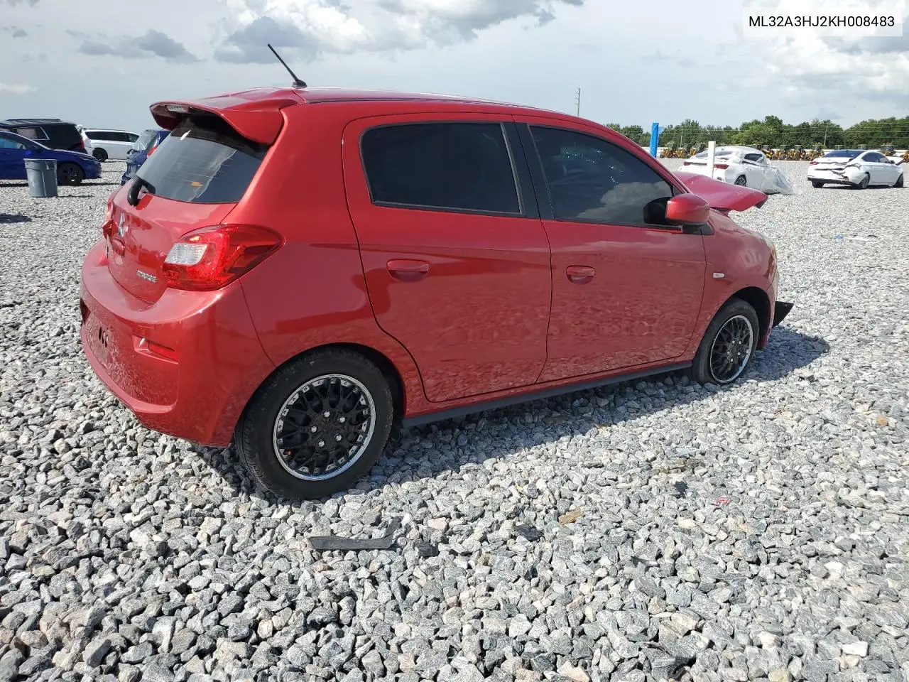 2019 Mitsubishi Mirage Es VIN: ML32A3HJ2KH008483 Lot: 63014145