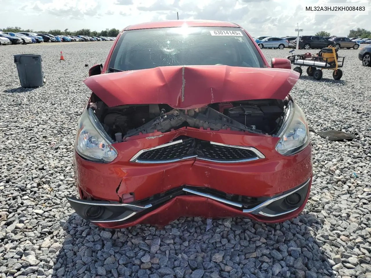 2019 Mitsubishi Mirage Es VIN: ML32A3HJ2KH008483 Lot: 63014145