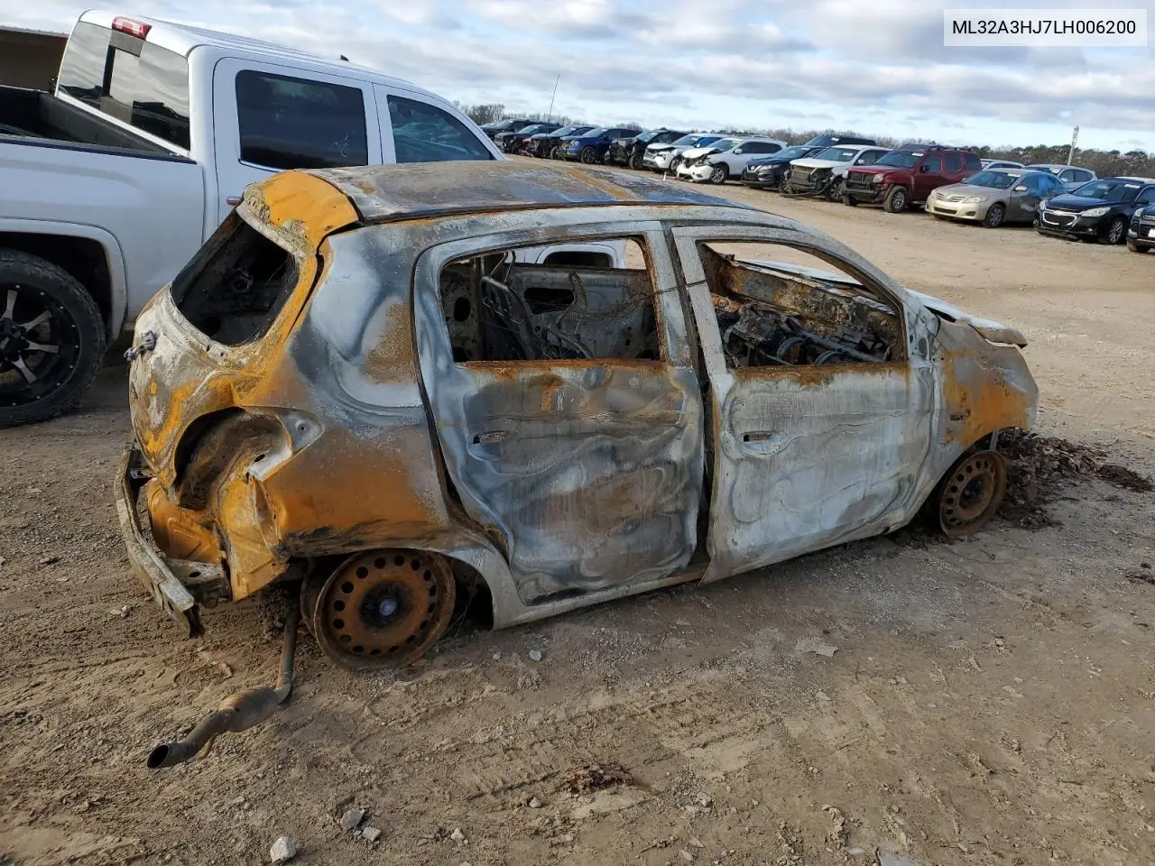 2020 Mitsubishi Mirage Es VIN: ML32A3HJ7LH006200 Lot: 47421175