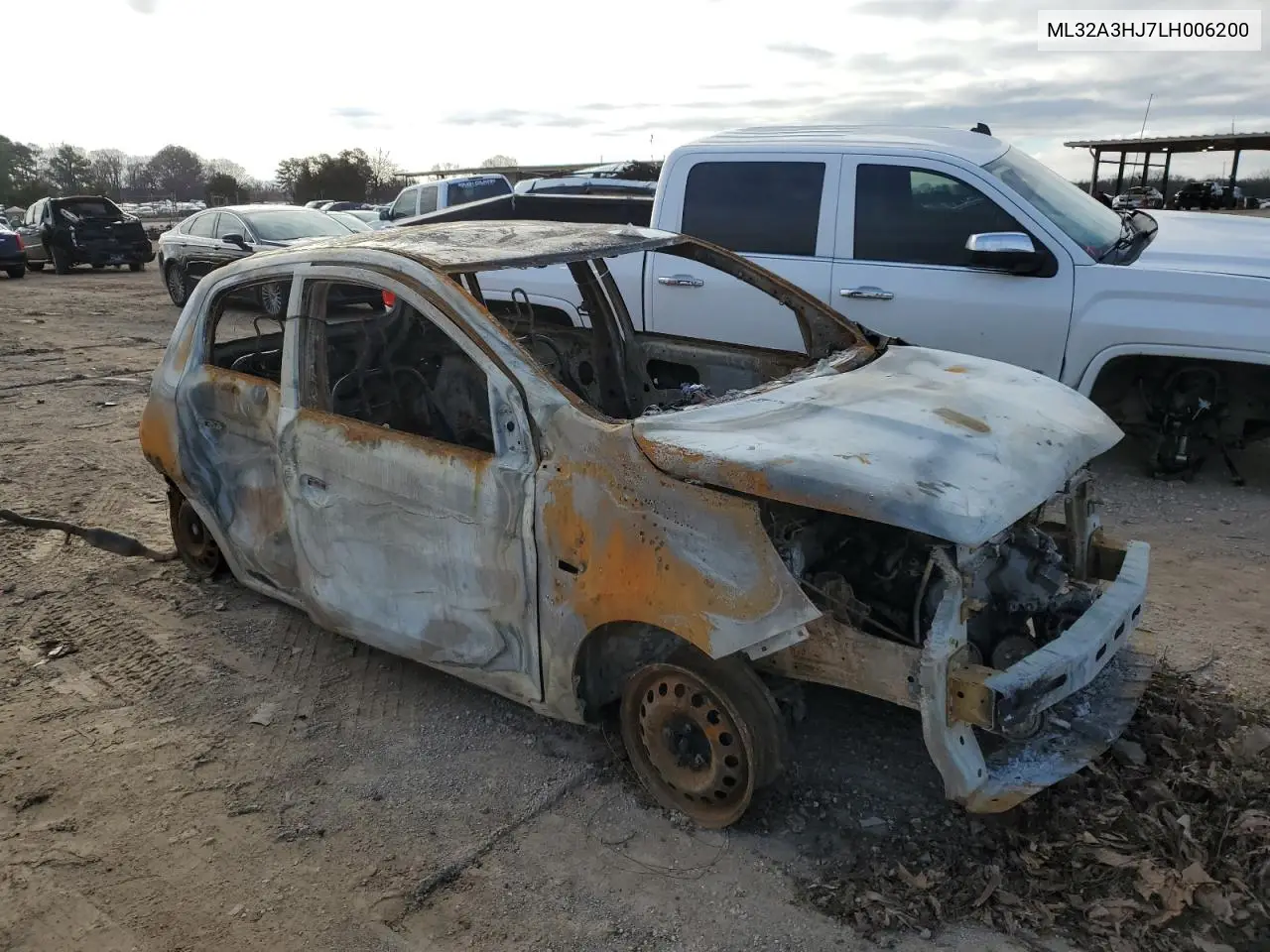 2020 Mitsubishi Mirage Es VIN: ML32A3HJ7LH006200 Lot: 47421175