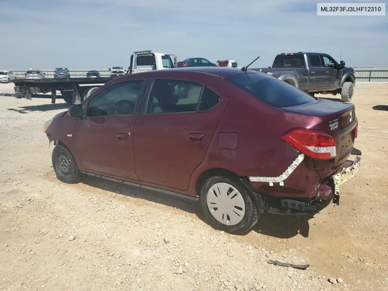 2020 Mitsubishi Mirage G4 Es VIN: ML32F3FJ3LHF12310 Lot: 48475965