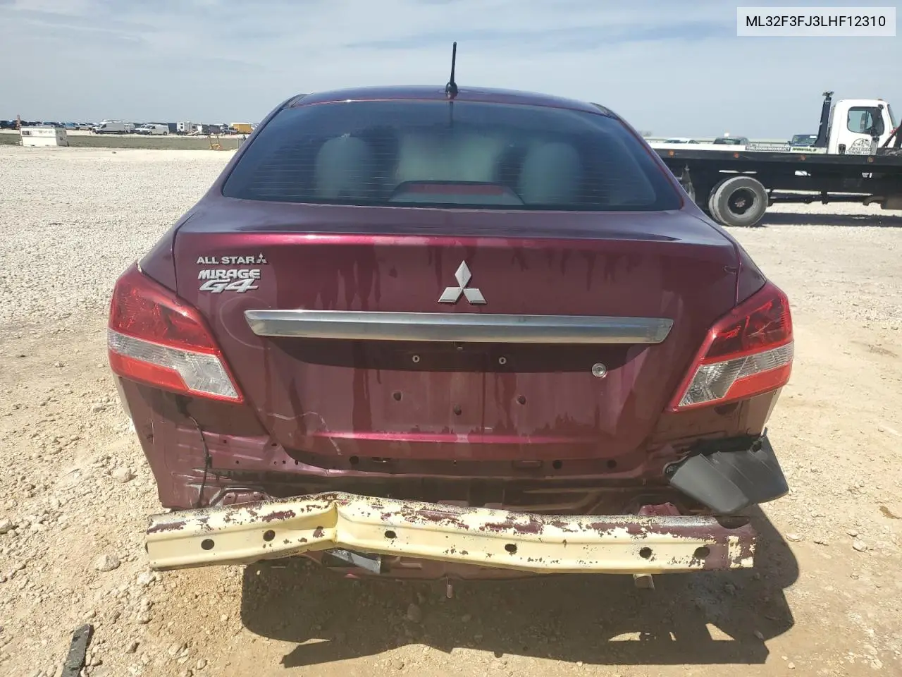 2020 Mitsubishi Mirage G4 Es VIN: ML32F3FJ3LHF12310 Lot: 48475965