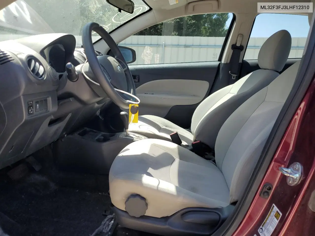 2020 Mitsubishi Mirage G4 Es VIN: ML32F3FJ3LHF12310 Lot: 48475965