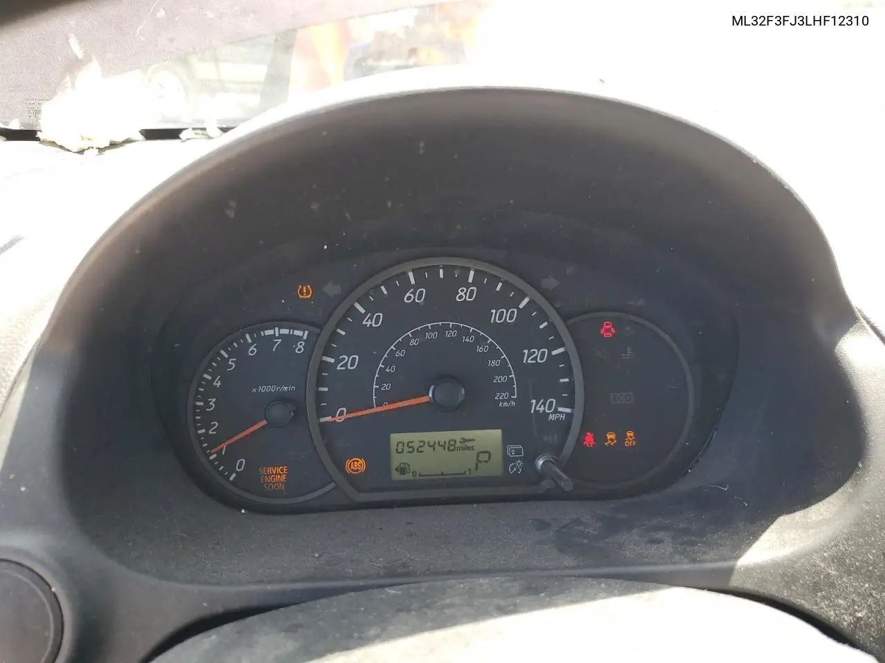 2020 Mitsubishi Mirage G4 Es VIN: ML32F3FJ3LHF12310 Lot: 48475965