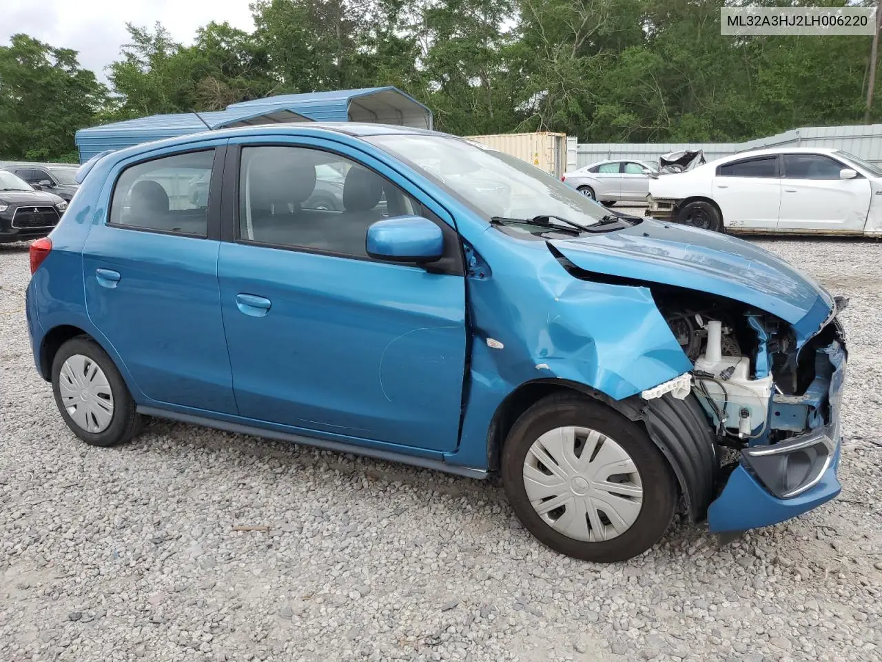 2020 Mitsubishi Mirage Es VIN: ML32A3HJ2LH006220 Lot: 54123805