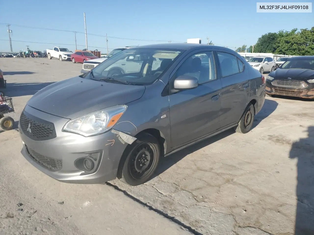 2020 Mitsubishi Mirage G4 Es VIN: ML32F3FJ4LHF09108 Lot: 56404265