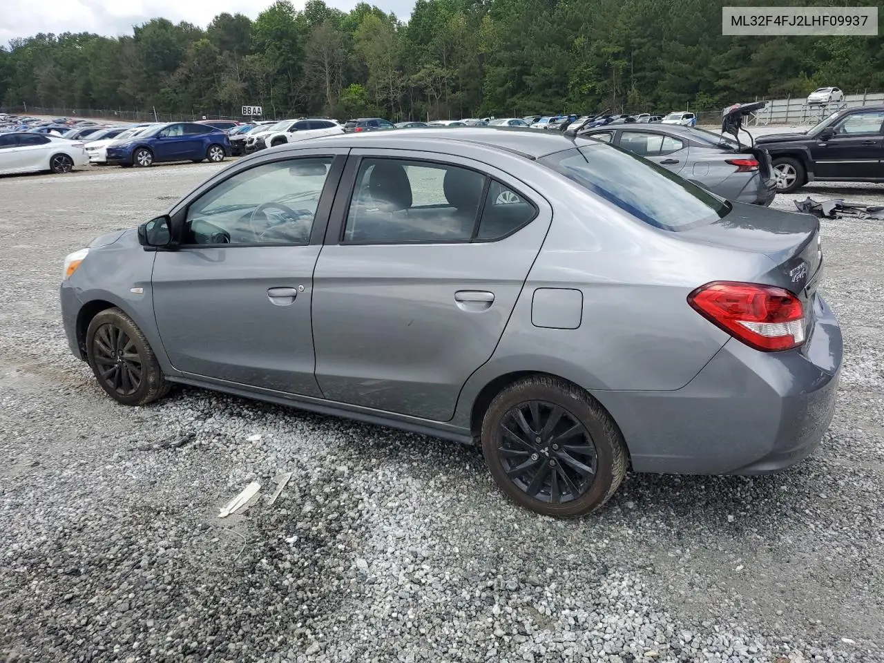 2020 Mitsubishi Mirage G4 Se VIN: ML32F4FJ2LHF09937 Lot: 56557095
