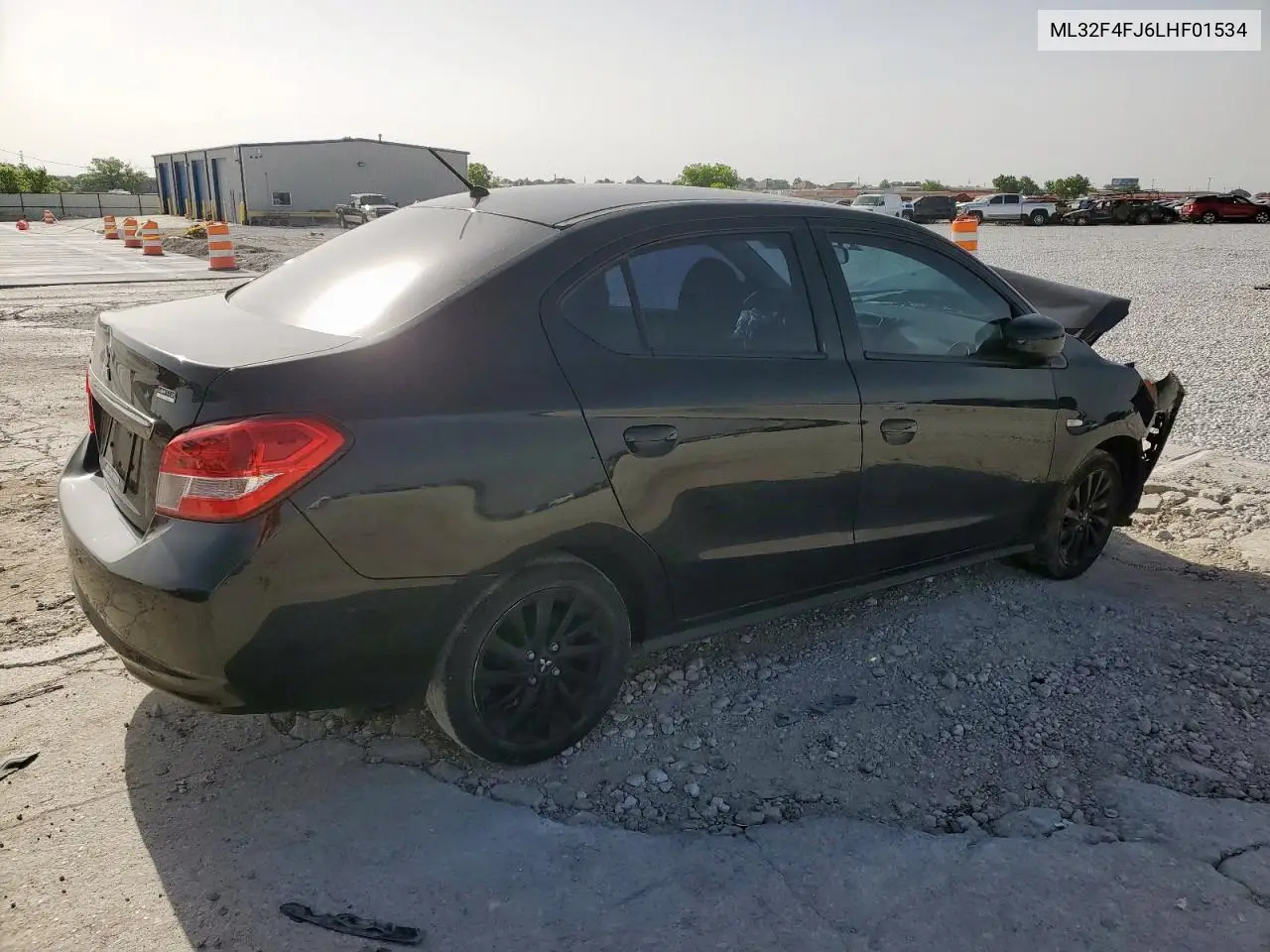 2020 Mitsubishi Mirage G4 Se VIN: ML32F4FJ6LHF01534 Lot: 56577135