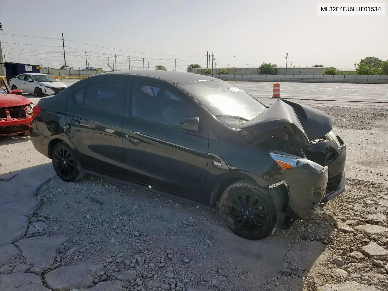 2020 Mitsubishi Mirage G4 Se VIN: ML32F4FJ6LHF01534 Lot: 56577135