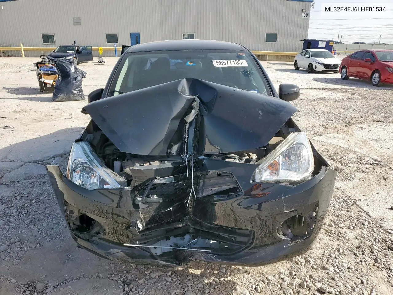 2020 Mitsubishi Mirage G4 Se VIN: ML32F4FJ6LHF01534 Lot: 56577135