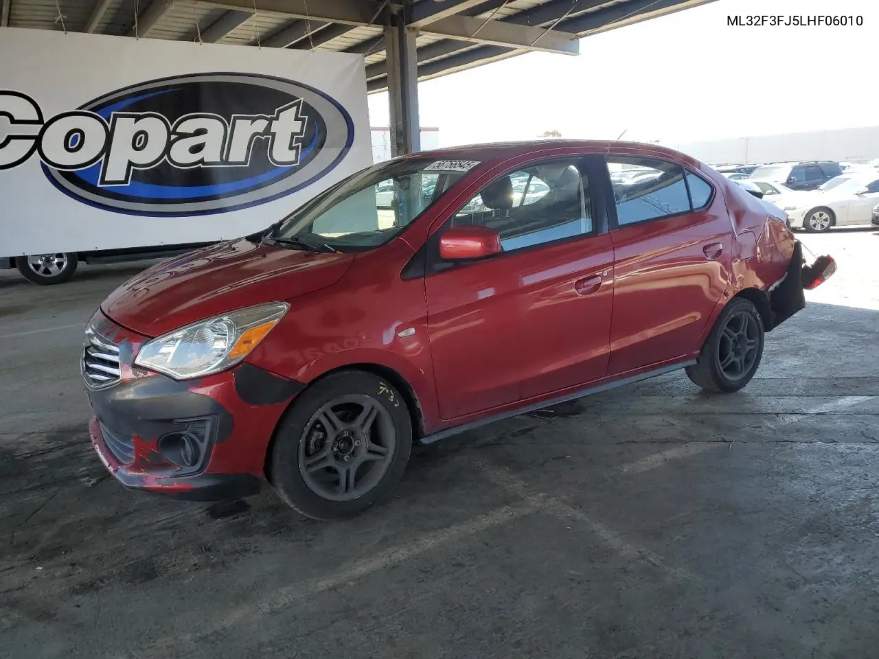 2020 Mitsubishi Mirage G4 Es VIN: ML32F3FJ5LHF06010 Lot: 56756545