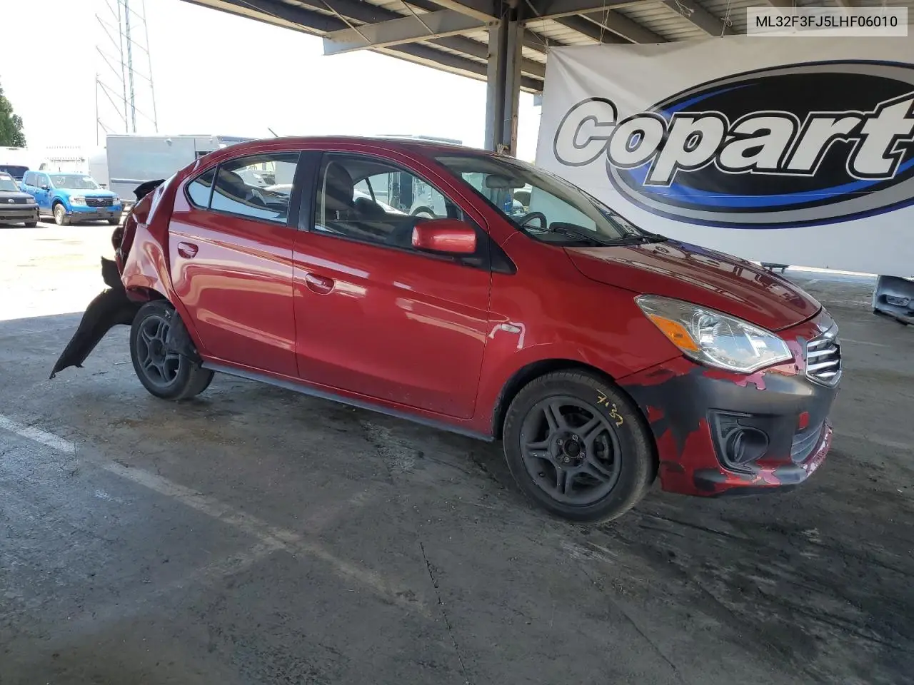 2020 Mitsubishi Mirage G4 Es VIN: ML32F3FJ5LHF06010 Lot: 56756545