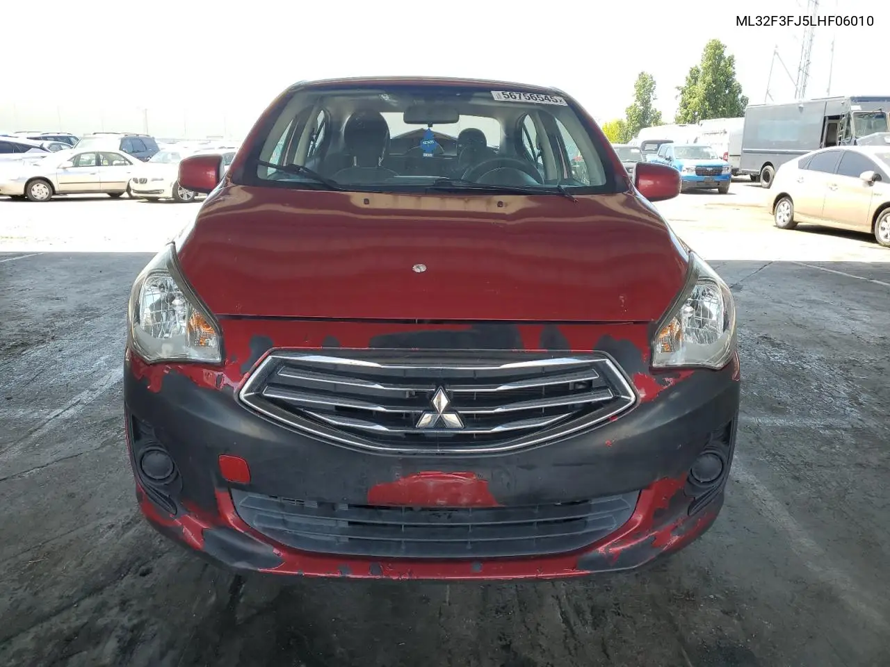 2020 Mitsubishi Mirage G4 Es VIN: ML32F3FJ5LHF06010 Lot: 56756545