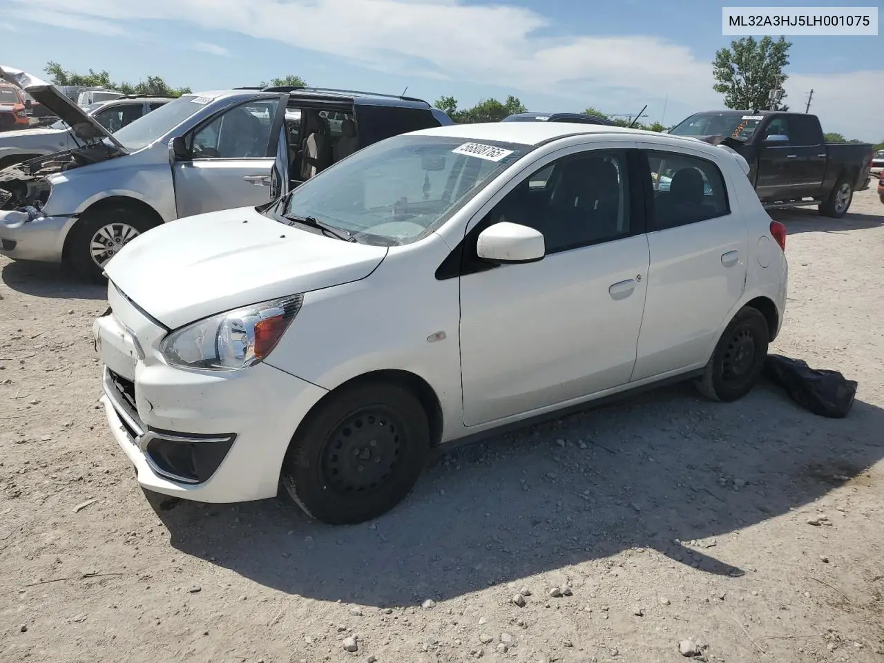 2020 Mitsubishi Mirage Es VIN: ML32A3HJ5LH001075 Lot: 56808765