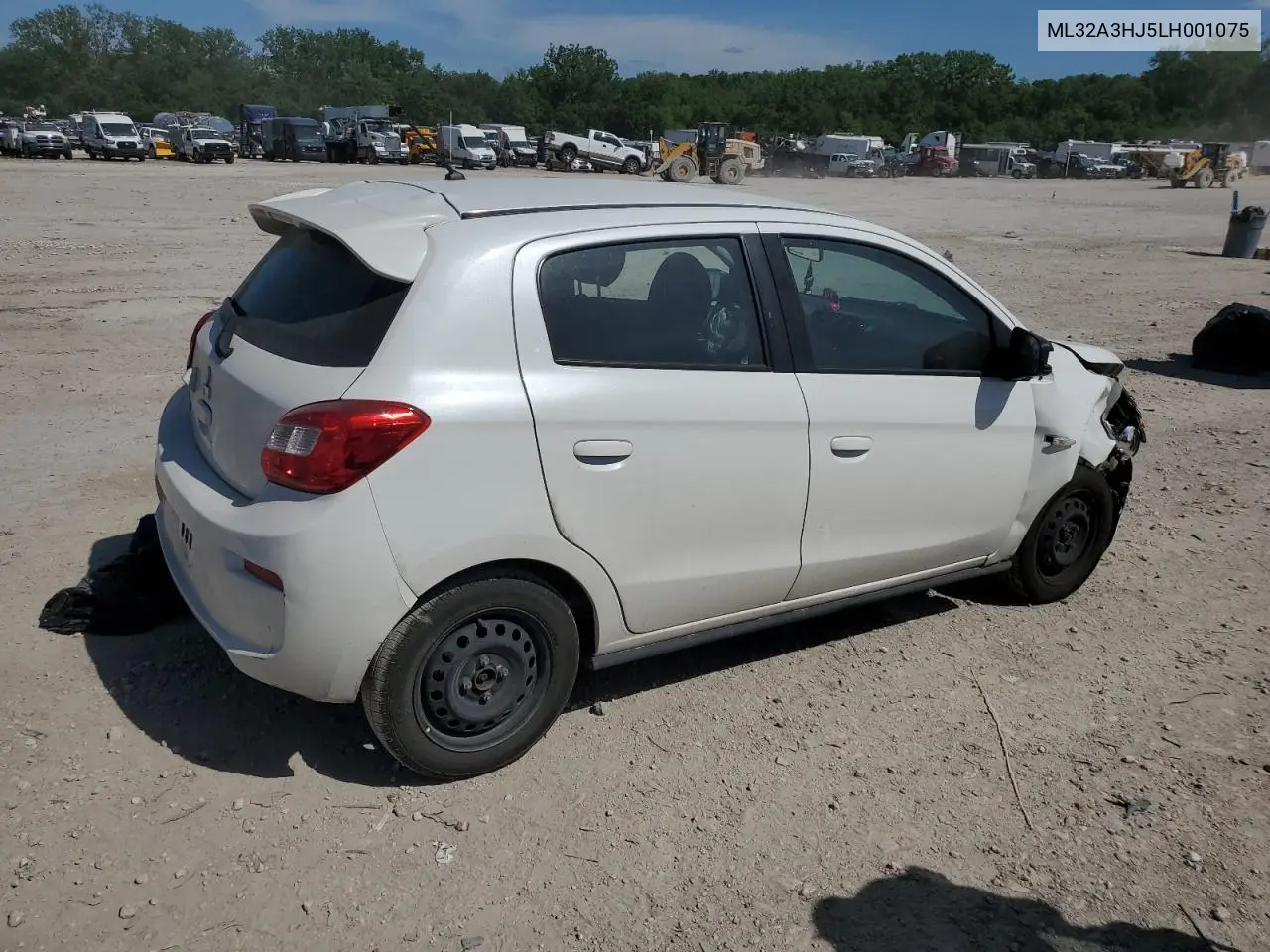 2020 Mitsubishi Mirage Es VIN: ML32A3HJ5LH001075 Lot: 56808765
