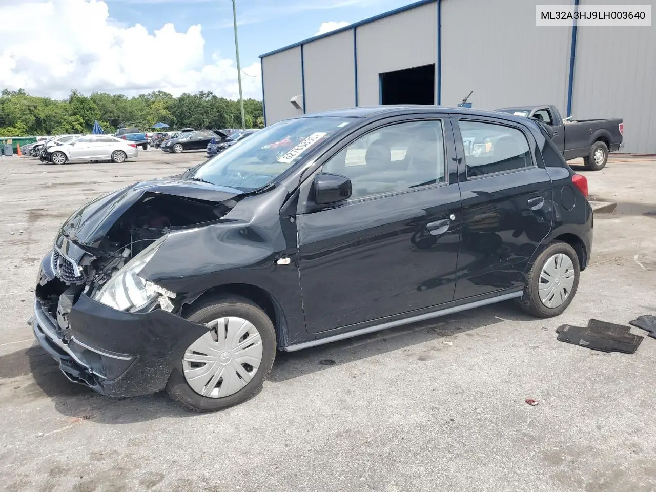 2020 Mitsubishi Mirage Es VIN: ML32A3HJ9LH003640 Lot: 62760835