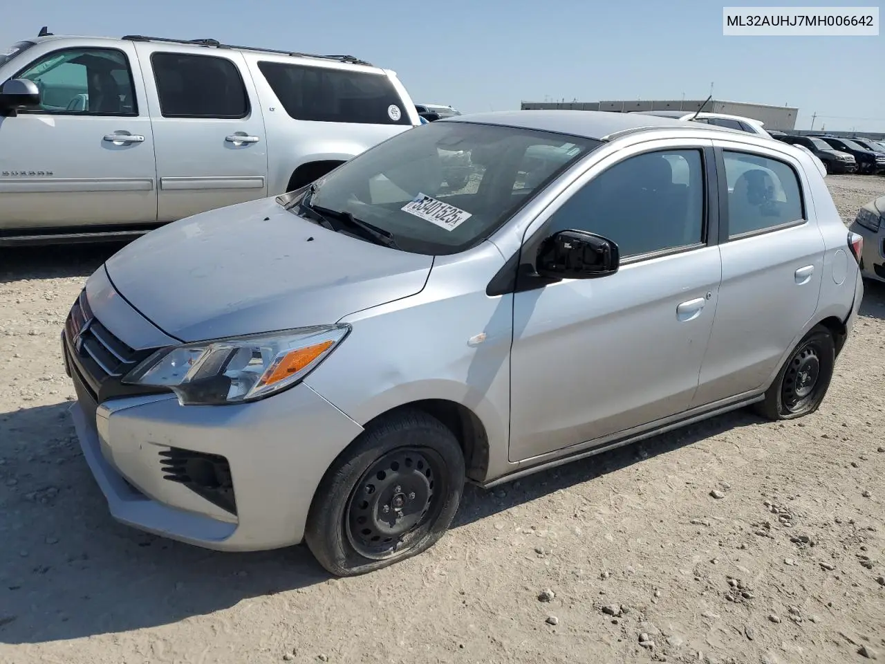 2021 Mitsubishi Mirage Es VIN: ML32AUHJ7MH006642 Lot: 53401525