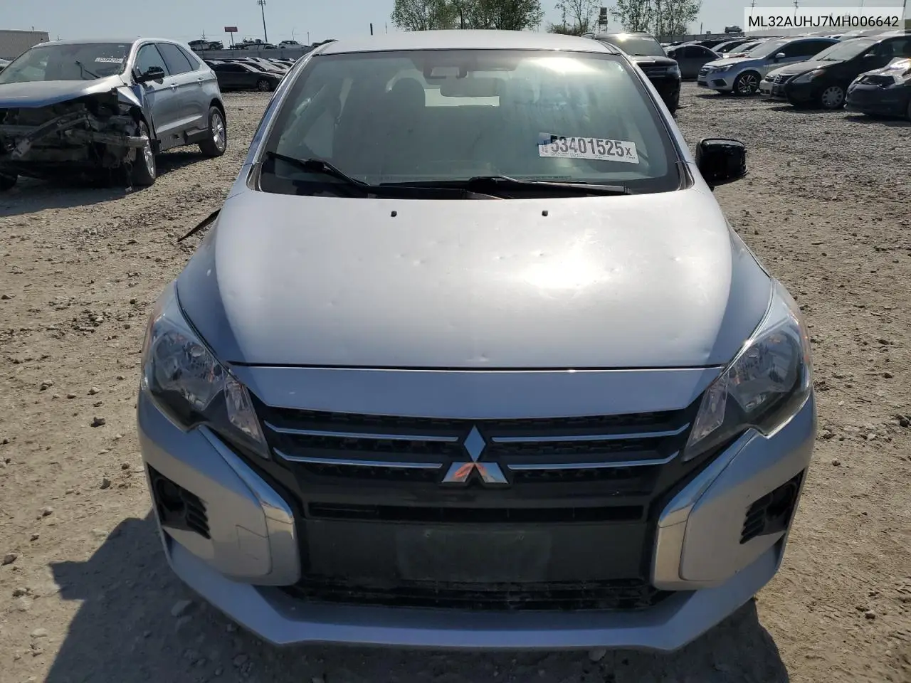 2021 Mitsubishi Mirage Es VIN: ML32AUHJ7MH006642 Lot: 53401525