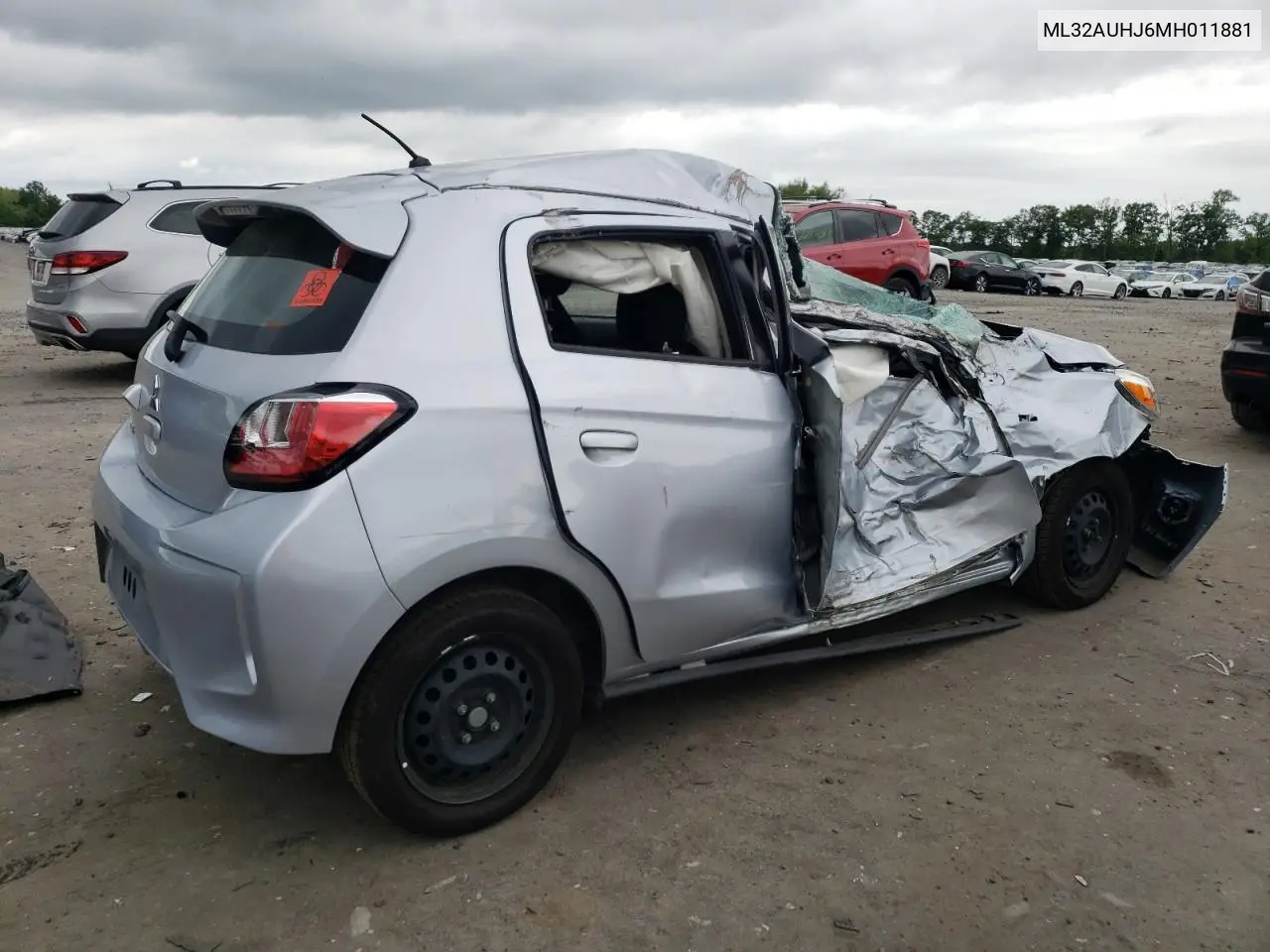 2021 Mitsubishi Mirage Es VIN: ML32AUHJ6MH011881 Lot: 56218575
